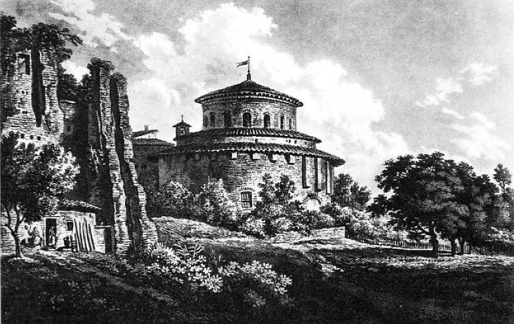 Церковь Константина в Риме. С. Костанца. Интерьер